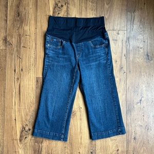American Star Maternity Jeans Cropped Capri pants sz small